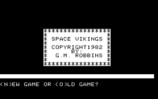 Space Vikings Title Screen